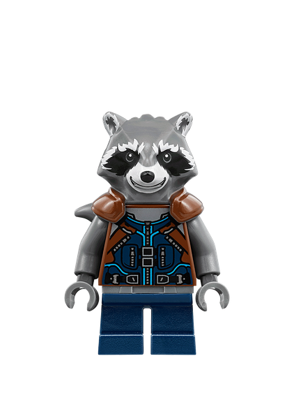 Toy Rocket Raccoon Png Transparent Image (navy, black, gray)