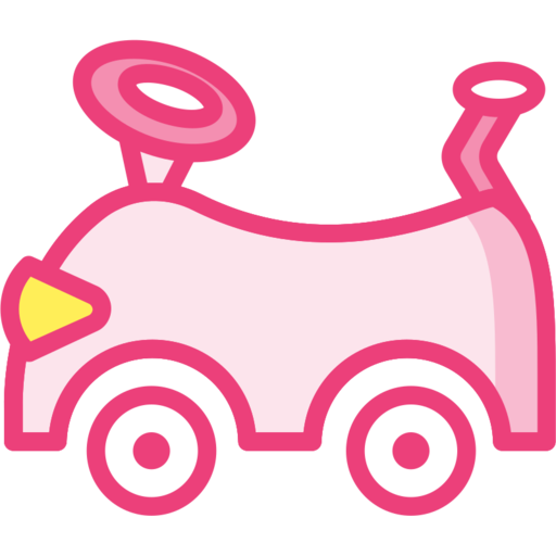 Toy Car Free Transparent Png Icon Download (pink, beige, salmon, black, white)