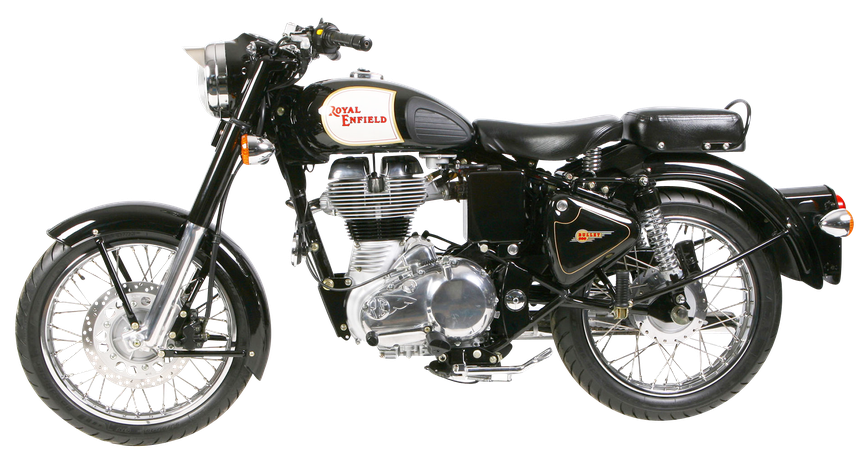 Royal Enfield Png Isolated Pic (black, white)