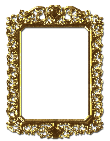 Royal Frame Png Pic (black, maroon)
