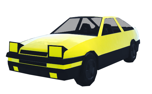 Toyota Ae86 Png Isolated Hd (black, white)