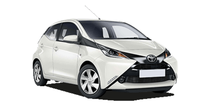 Toyota Aygo Png File (black, silver, beige)