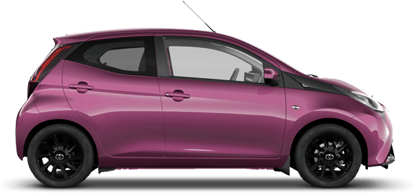 Toyota Aygo Png Isolated Image (indigo, black, gray)