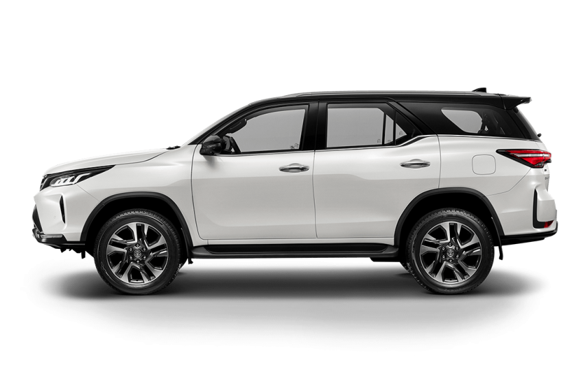 Toyota Fortuner Png Clipart (black, silver)