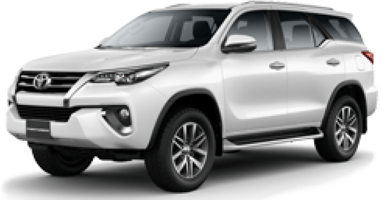 Toyota Fortuner Png Image (black, silver, lavender, white)