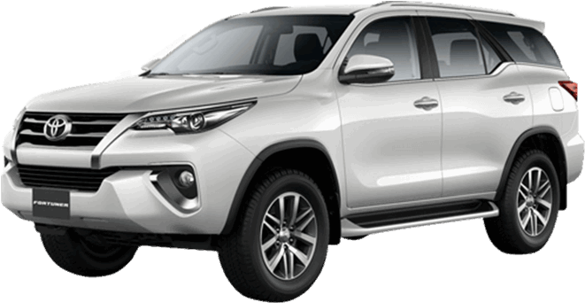 Toyota Fortuner Png Photo (black, silver)