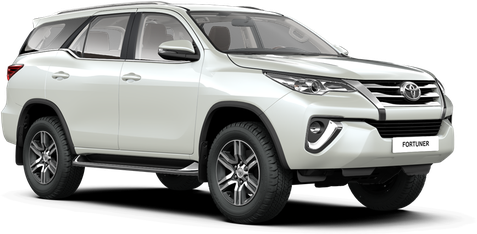 Toyota Fortuner Transparent Png (black, silver, white)