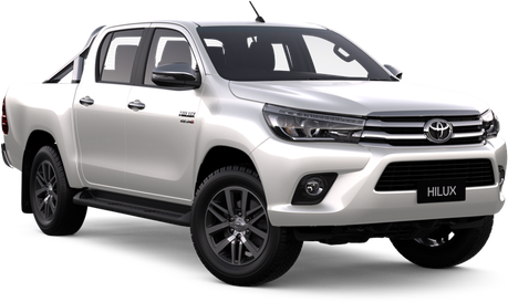 Toyota Hilux Png Isolated Image (black, white)