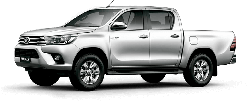 Toyota Hilux Png Photo (black, gray, lavender, white)