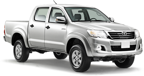 Toyota Hilux Png Transparent (black, white)