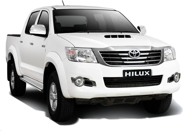 Toyota Hilux Png (black, white)