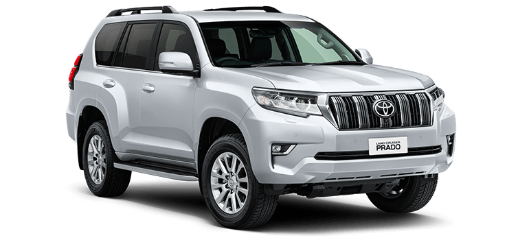 Toyota Land Cruiser Prado Png File (black, gray, silver)