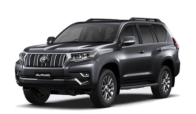 Toyota Land Cruiser Prado Png Image (black, white)