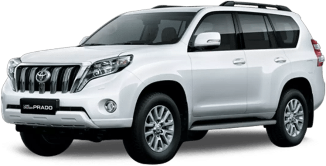 Toyota Land Cruiser Prado Png Isolated File (black)