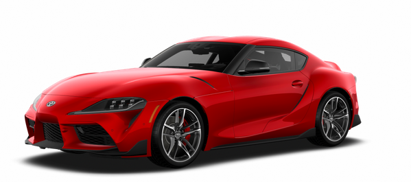 Toyota Supra 2020 Png Isolated Photo (maroon, black)