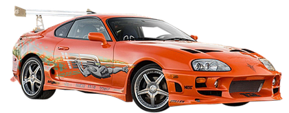 Toyota Supra Png Isolated Pic (black, white)