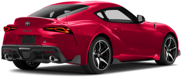 Toyota Supra Transparent Png (maroon, black)