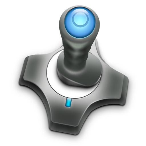 Joystick Transparent Png (indigo, black, white)