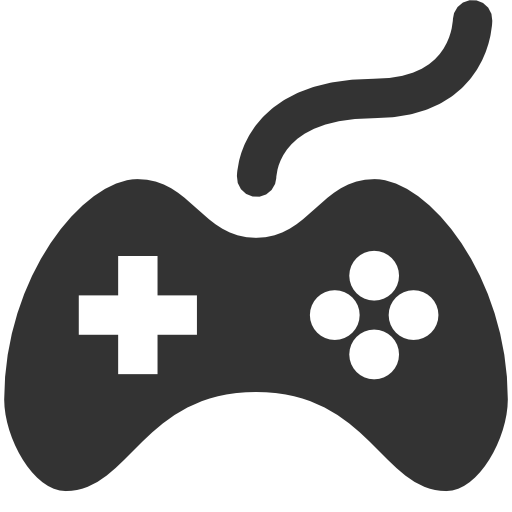 Joystick Game Free Transparent Png Icon Download (black)