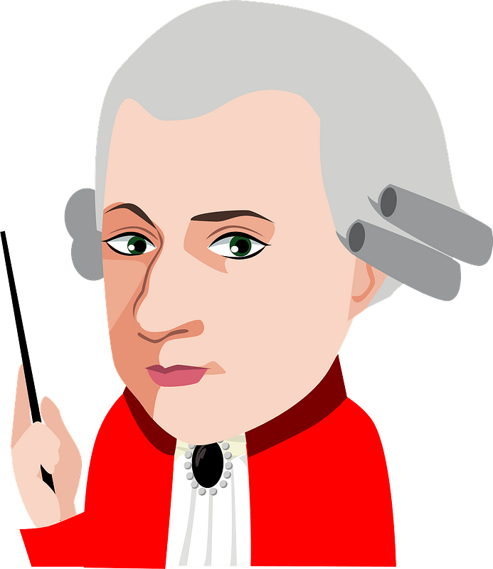 Mozart Png Hd Isolated (red, gray, pink, silver, white)