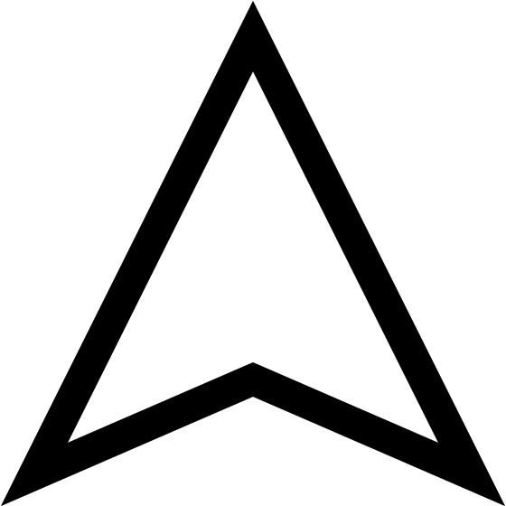 Up Arrow Png Image (black, white)