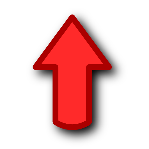 Up Arrow Transparent Png (maroon, black, red, white)