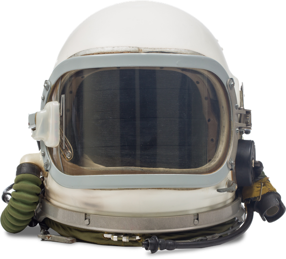 Space Astronaut Helmet Png File (beige, indigo, black)