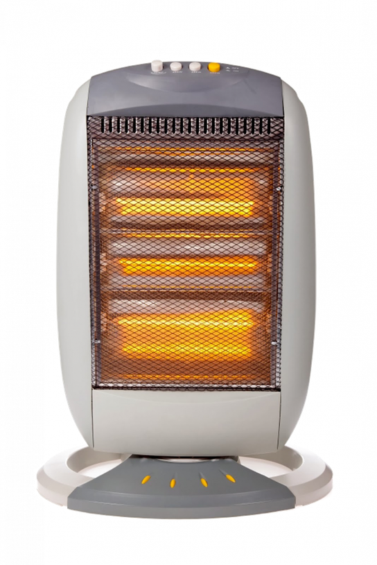 Space Heater Transparent (black, gray, silver)