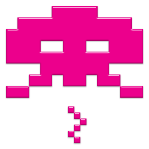 Space Invaders Png Photo (black, purple, white, gray)