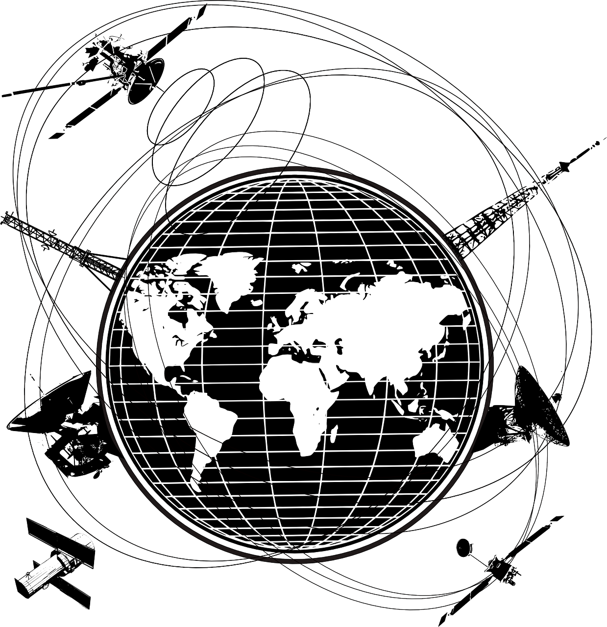 Space Orbit Png Picture (black)