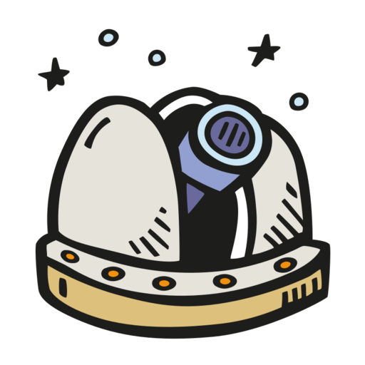 Space Observatory Free Transparent Png Icon Download (beige, black, salmon)