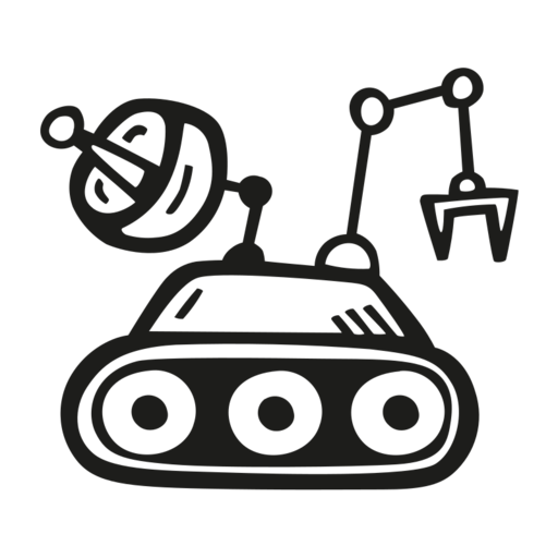 Space Rover 2 Free Png Icon (black)