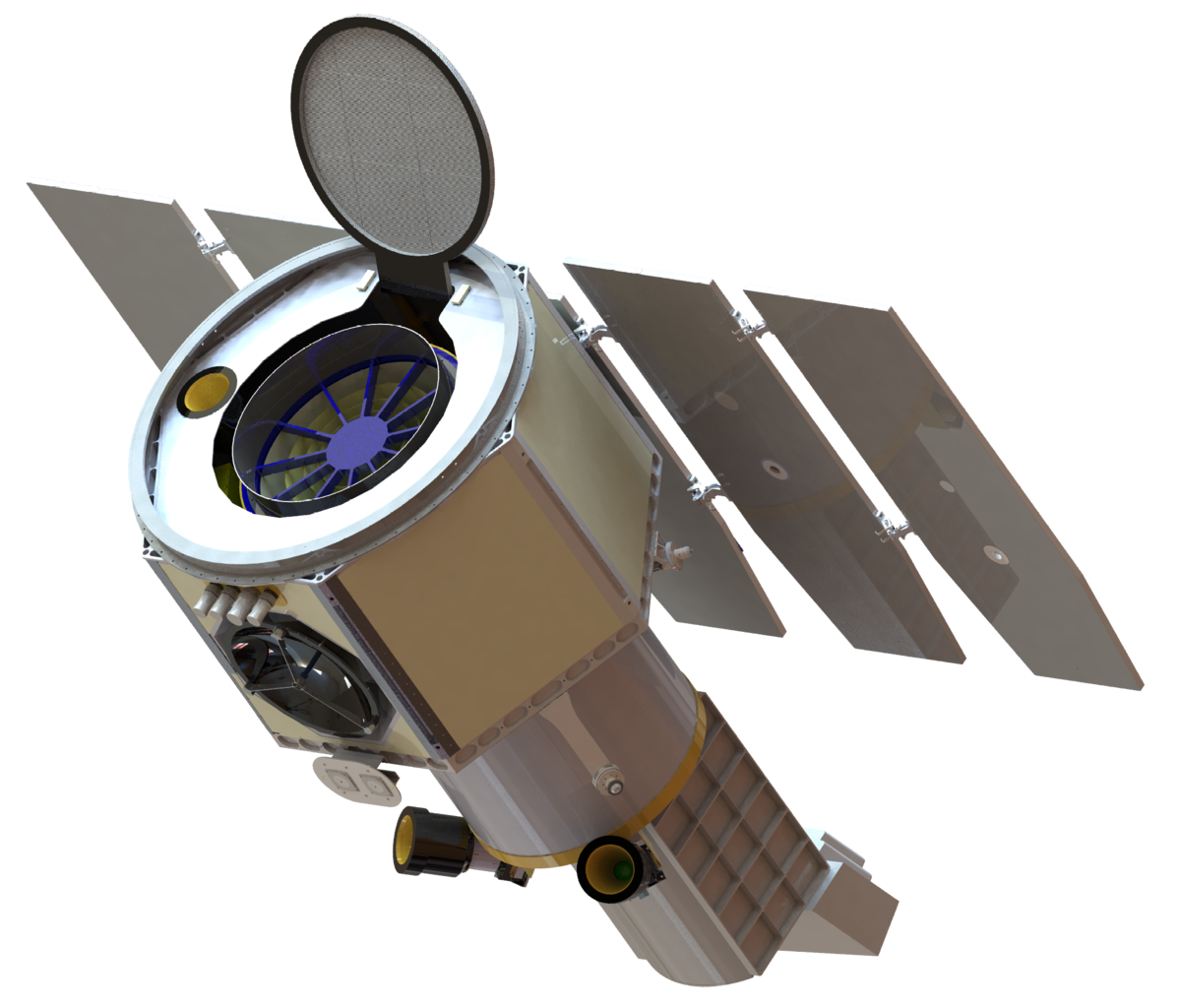 Spacecraft Png High Quality Image (black, gray, white)