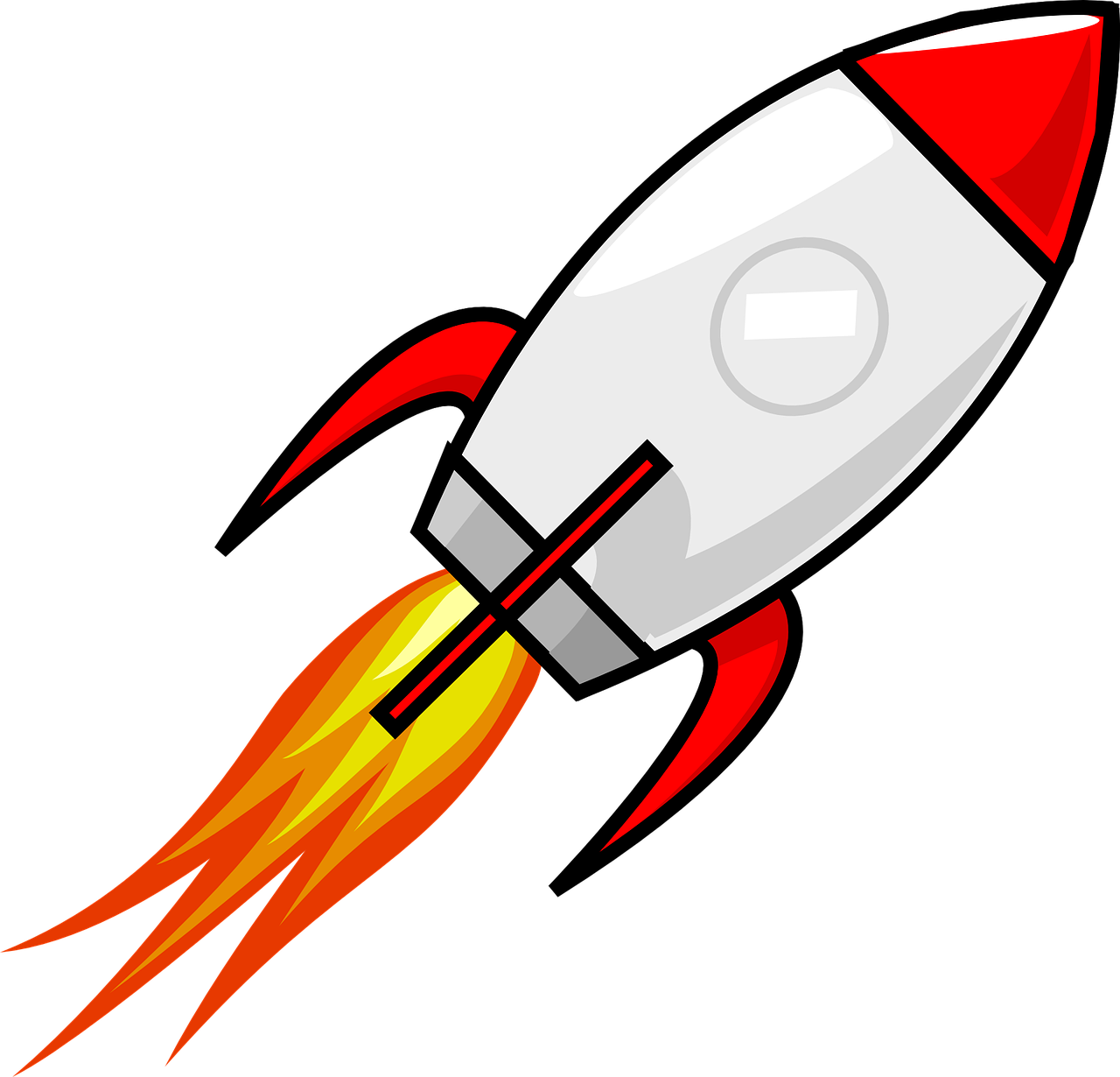 Spacecraft Rocket Png Free Image (white, black, lavender, red, silver)