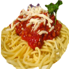 Spaghetti Png File (white, black, salmon, orange, chocolate)