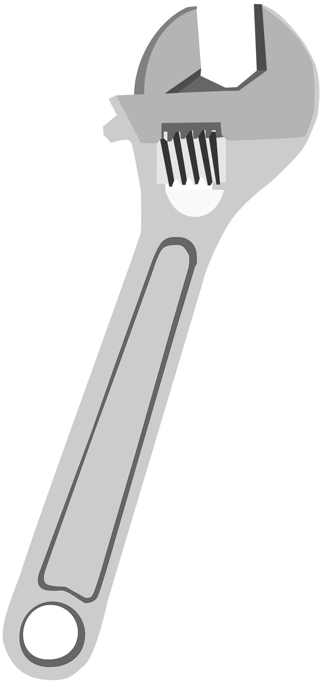 Spanner Png Transparent Images (silver, black)