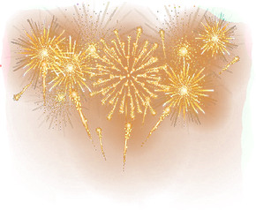 Sparkle Gold Fireworks Png Image (lime, black, chocolate, red, maroon)