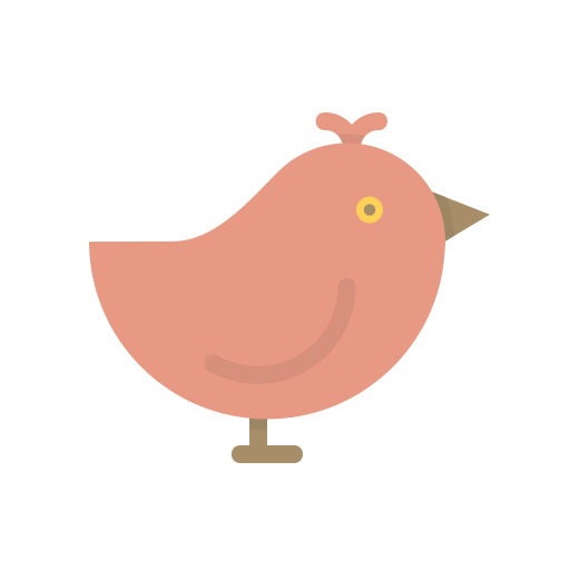 Sparrowbirdspringeastertwitter Free Nobackground Png Icon Download (gray, salmon, black)