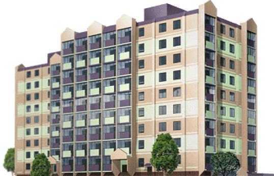 Apartment Png Pic (black, indigo)