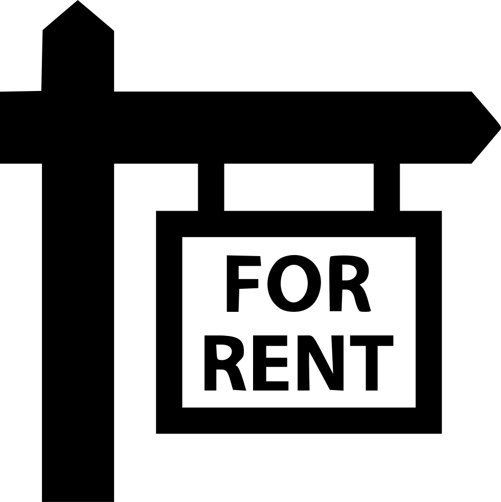 Apartment For Rent Sign Png Clipart (indigo, gray, white, black, silver)