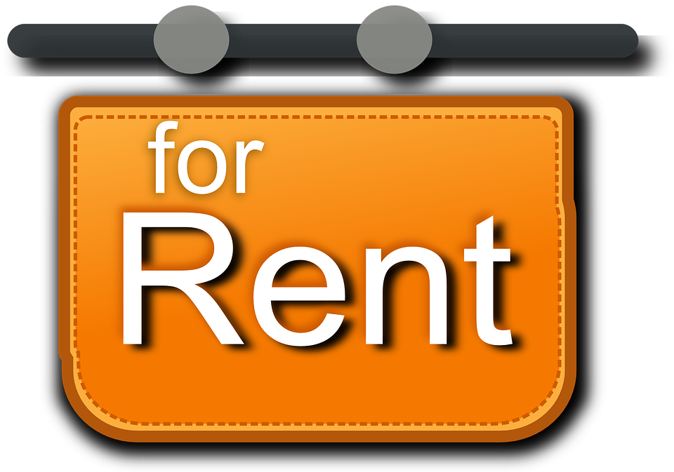 Apartment For Rent Sign Png Photo (chocolate, olive, orange, white, black)