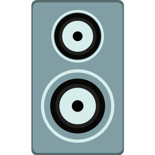 Speaker No Background (black, gray, lavender)