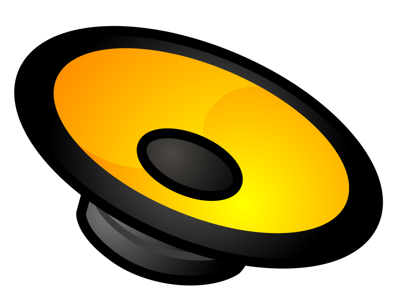 Speaker Png Photos (gold, black, orange, white)