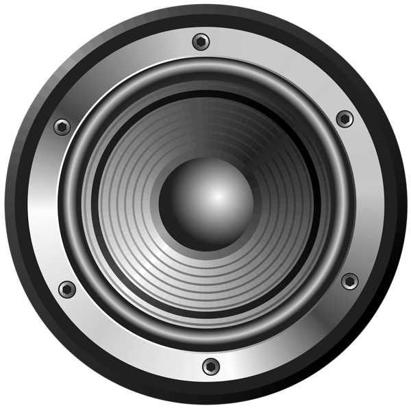 Speaker Png (black, silver)