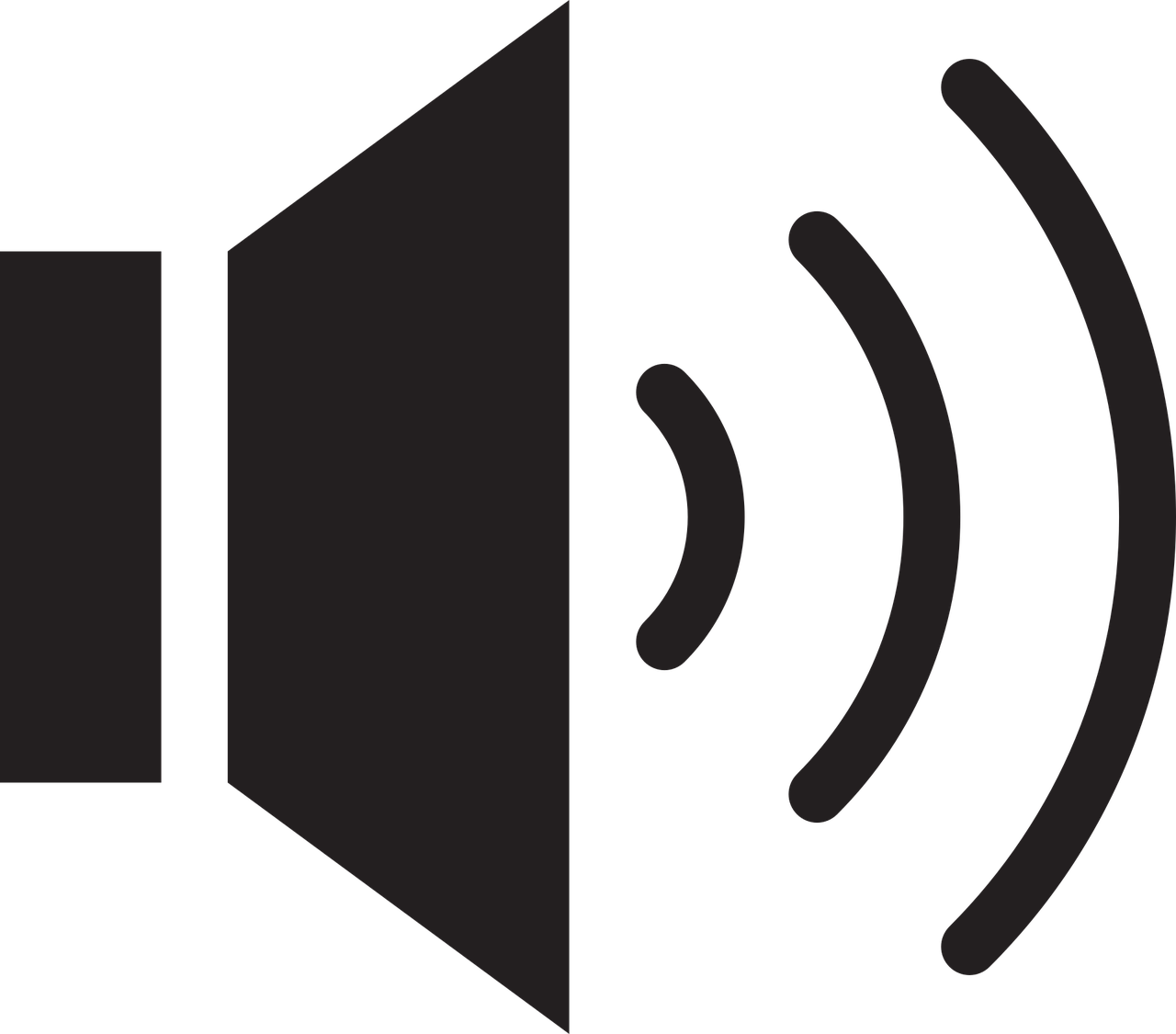 Speaker Sound Png Picture (black)