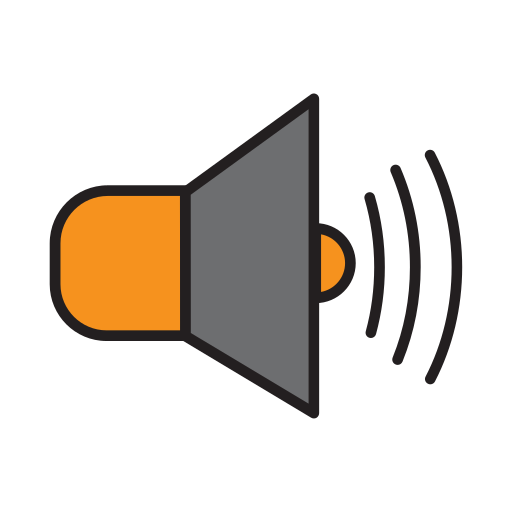 Speaker Audio Sound Icon Free Nobackground Png Icon Download (gray, orange, black)