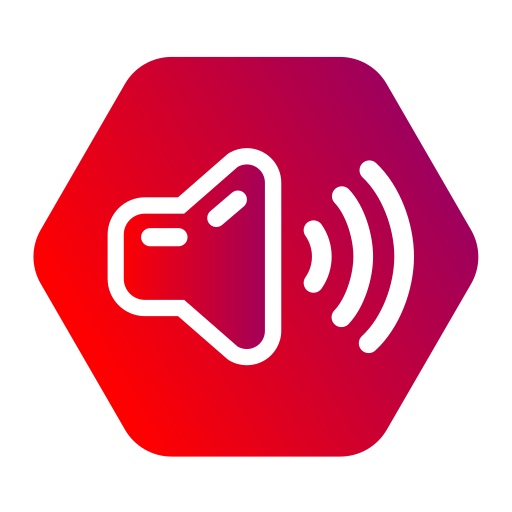 Speaker Audio Sound Icon Free Png Icon Download (red, purple, black, white)