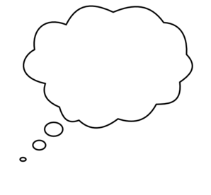 Speech Bubble Png Pic (black, lavender, white)