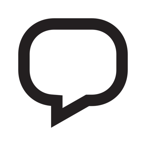 Speech Bubble Communication Free Transparent Png Icon Download (black)