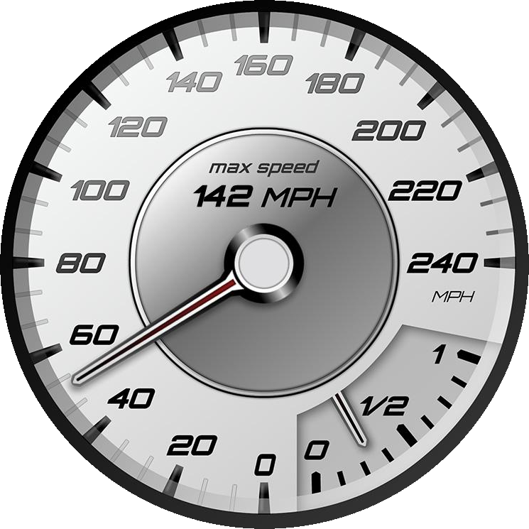 Speedometer Car Png Clipart (black, lavender, white, silver)